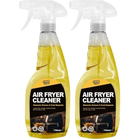 One Chem Professional Air Fryer Cleaner Removes Grease and Food, 2 x 750 ml Bottle