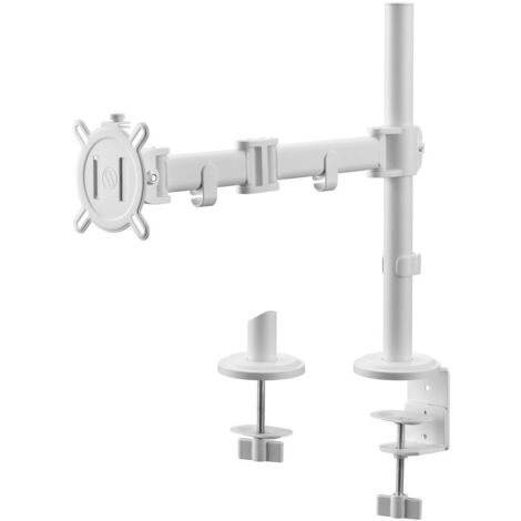 One For All Smart Single white Support de table pour écran 33 cm (13") - 81,3 cm (32") blanc réglable en hauteur, rotatif, mobile Y869233