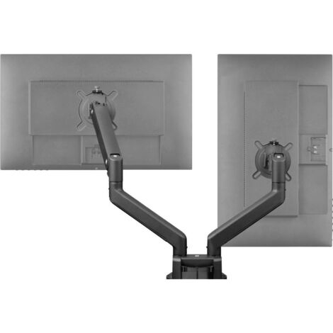 One For All Solid Dual black Support de table pour écran 33 cm (13) - 88,9 cm (35) noir réglable en hauteur, inclinab
