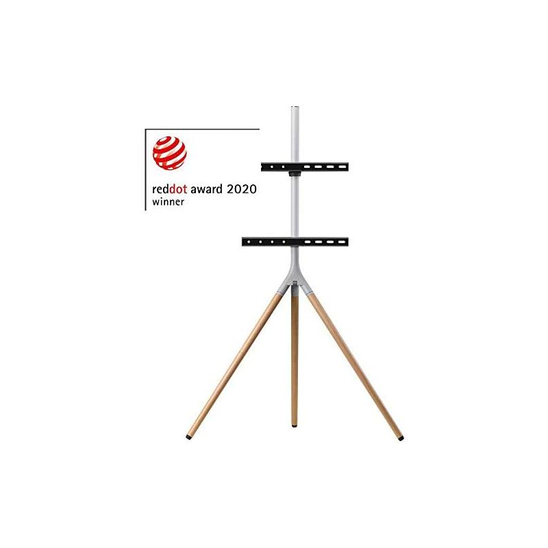 One For All - Support tv universal type trépied Tailles d'écran 32-65'- tv LCD/LED/Plasma/OLED/QLED - Orientable à 360° et réglable en hauteur - vesa