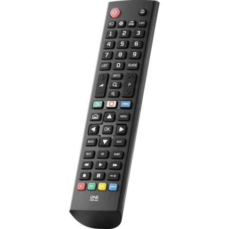 One For All TV Replacement Remotes URC4911 telecomando IR Wireless Pulsanti