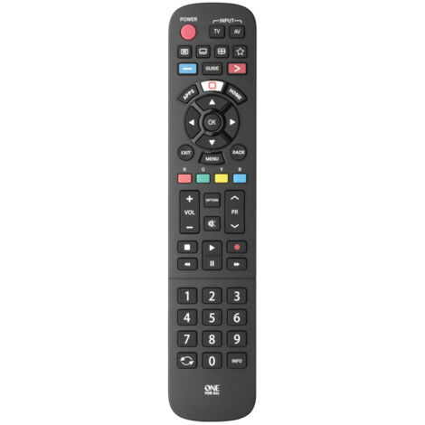 One For All TV Replacement Remotes URC4914 mando a distancia IR inalámbrico Botones