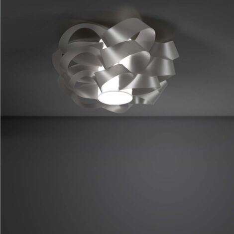 One light CLOUD Plafón plata diámetro 60x h28 cm