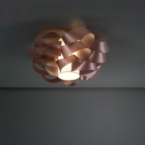 One light CLOUD Plafón rosa diámetro 50x h24 cm