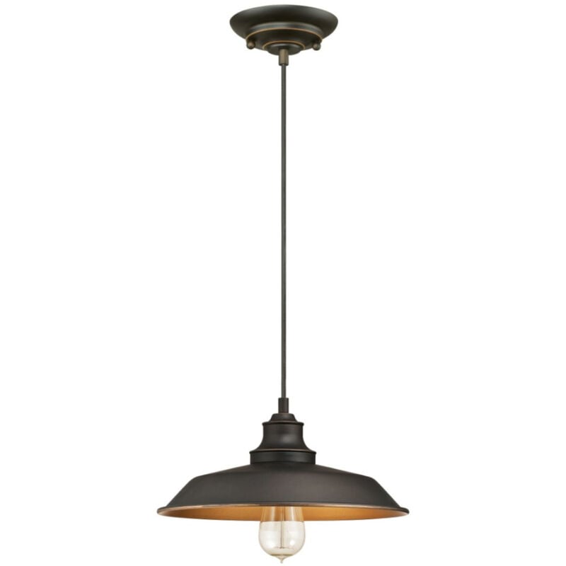 One-Light Pendant Iron Hill Oil Rubbed Bronze