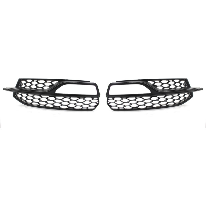 Une paire de remplacement pour Audi A3 S-Line S3 14-16 pare-chocs nid d'abeille feu antibrouillard grille noire