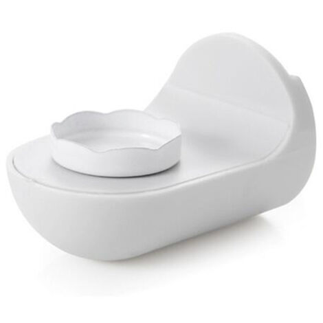 One-piece Aimant Savon Sucker Salle De Bains Poinçon Gratuit Drainage Ventouse Boîte À Savon Creative Home Tenture Porte-Savon Gris-6 4 4cm