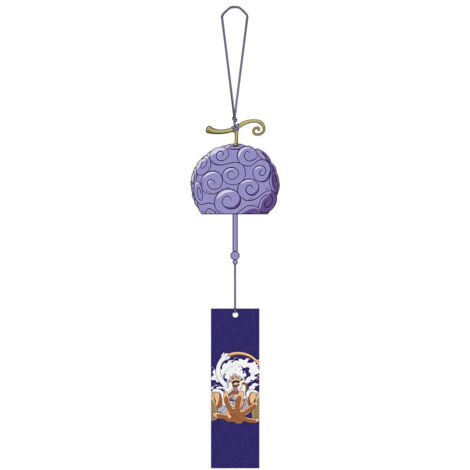 ONE PIECE CLOCHETTE À VENT GUM GUM FRUIT & LUFFY SAKAMI MERCHANDISE