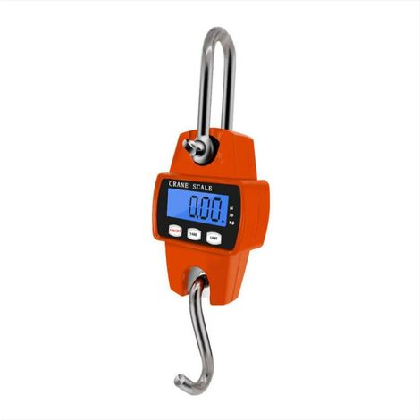 One Piece Mini Portable Digital LCD Electronic Ladder Échelle de Jeu Échelle de Grue avec Échelle de 300 kg avec Crochet Valise de Voyage Pêche Ferme de Chasse en Plein Air (Orange)-2658146mm