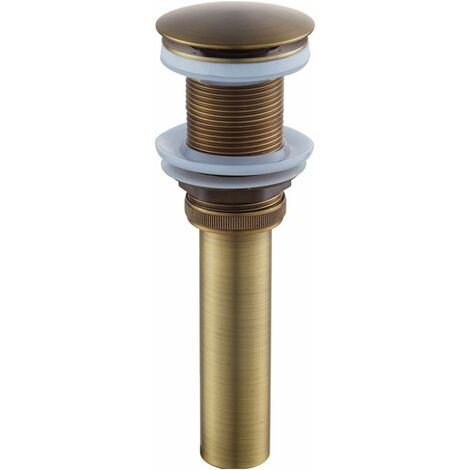 One Piece Pop-Up Vintage Siphon Trou Poli Bouchon De Vidange Universel Évier Robinet De Vidange pour Évier Ou Lavabo Vidange - 23.5cm8.8cm8cm-BDD