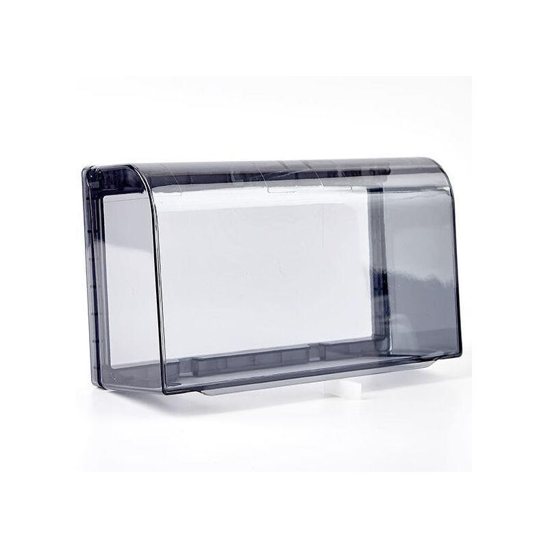 One Piece prise extérieure prise panneau housse de protection cuisine salle de bain en plastique Splash Box Black-20212175mm