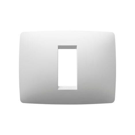 ONE PLATE 1 GANG MILK WHITE GEWISS GW16101TB