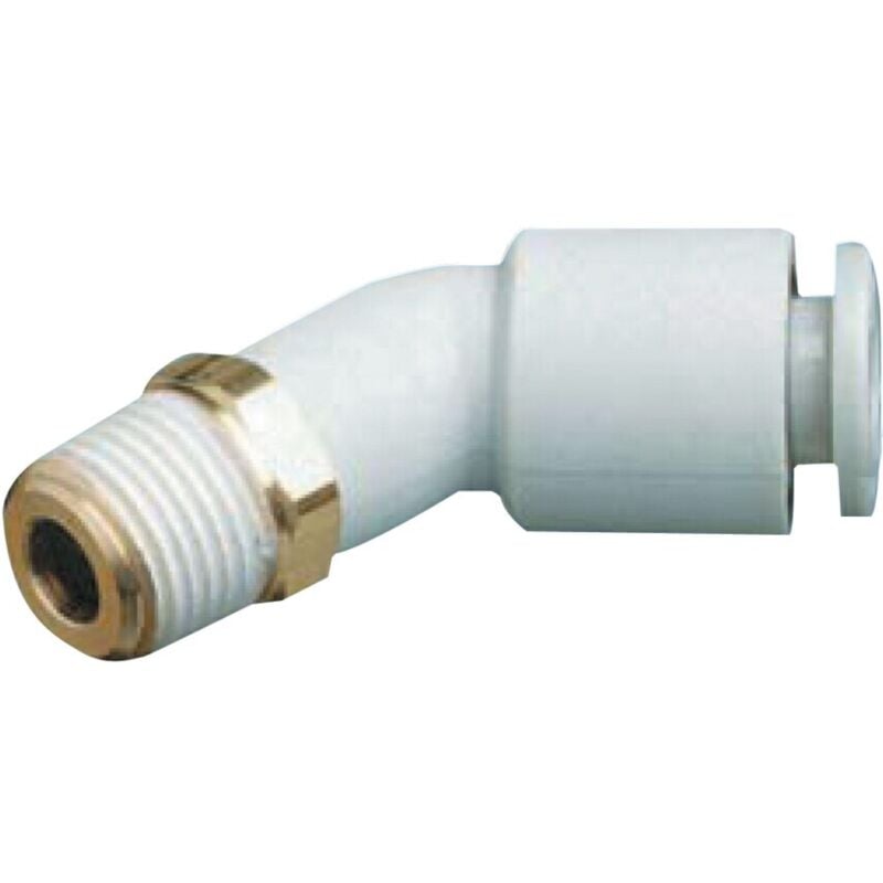 SMC KQ2K08-01AS 45 Degree Male Elbow 8 to R1/8