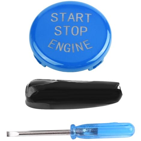 One-Touch-Startknopf für BMW E-Disk, Motorabdeckung (Blau)