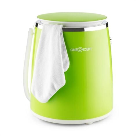 oneconcept Ecowash-Pico Mini-Waschmaschine Schleuderfunktion 3,5 kg 380W grün - Grün