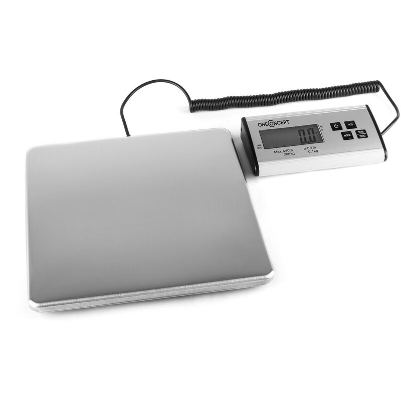 

Marketee balanza digital para paquetes 200kg/100g 27x27 cm