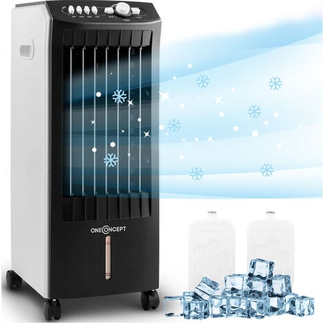 oneconcept MCH-1 V2 3-en-1 rafraîchisseur d'air ventilateur humidificateur 7 litres 360 m³/h