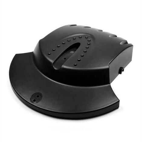 oneConcept Regenabdeckung für Rasenmähroboter Ersatzcover schwarz
