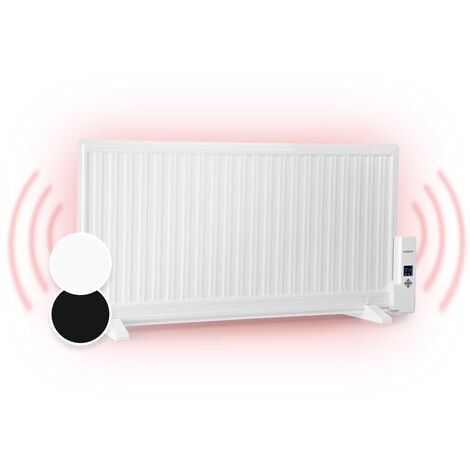 oneconcept Wallander Ölradiator 1000W Thermostat Ölheizung ultraflach weiß