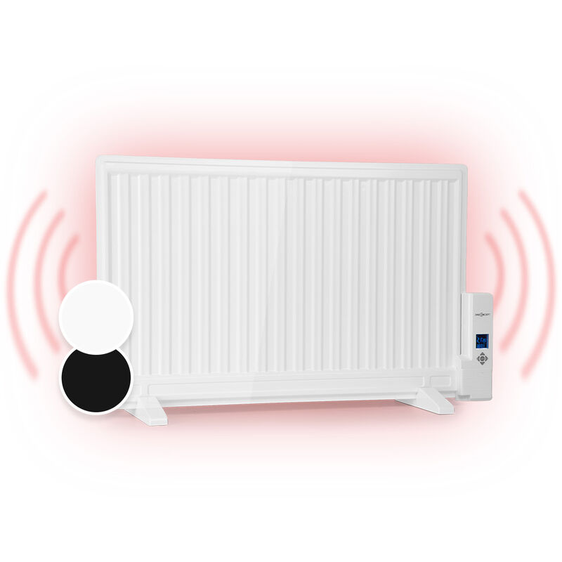 

Wallander Radiador de aceite 800 W Termostato Calefacción de aceite Ultraplana Blanco