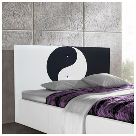 Cabecero de cama Blanco tapizado liso Happers