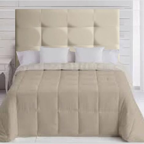 ONEK-DECCO Cabecero de Cama tapizado en Polipiel Beige Mod.TENNESSEE, Acolchado de Espuma para Cama de Niño, Juvenil y Matrimonio (70 cm. Alto)