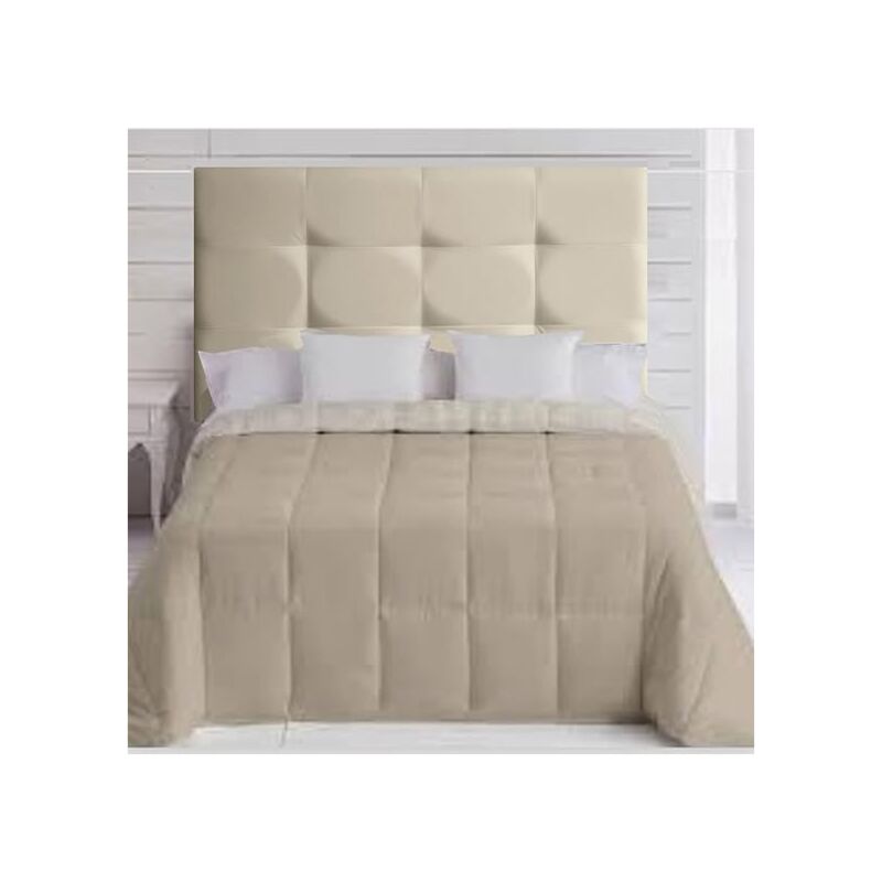 

Cabecero de Cama tapizado en Polipiel Mod.TENNESSEE, Acolchado de Espuma para Cama de Niño, Juvenil y Matrimonio (70 cm. Alto) (150X70, Beige)