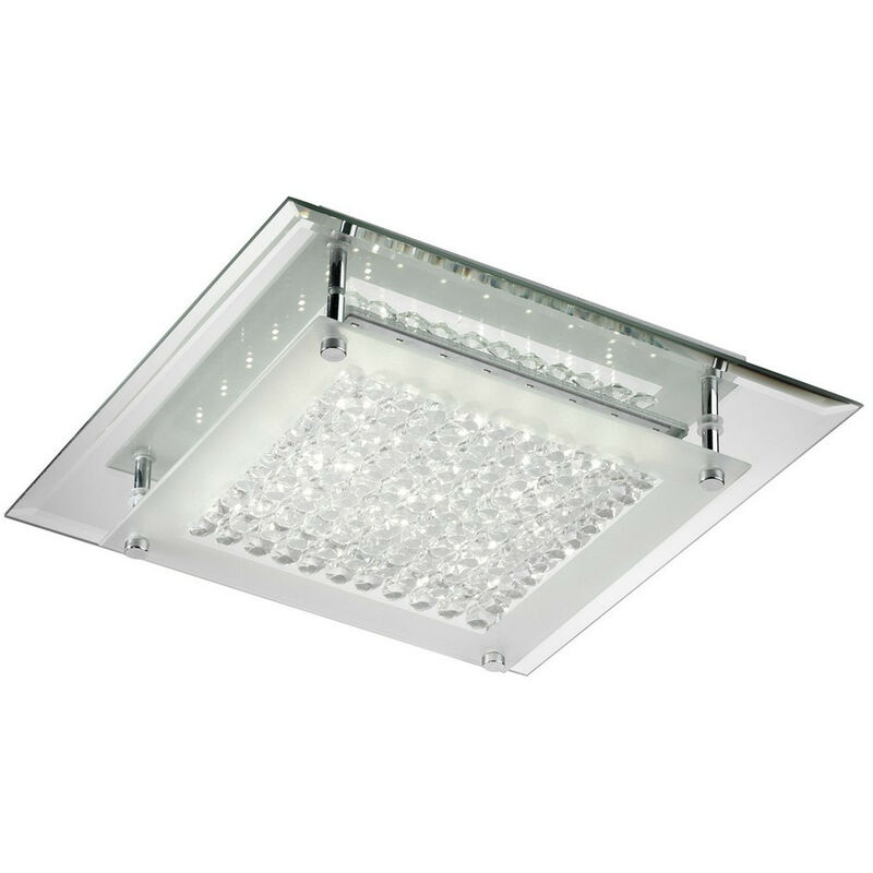 Onli - antilia Plafón led decorativo empotrado 28cm, 4000K