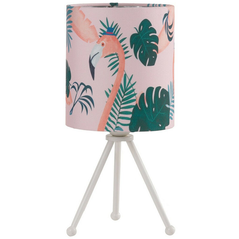 Flamingo Tripod Table Lamp With Round Shade, Pink - Onli