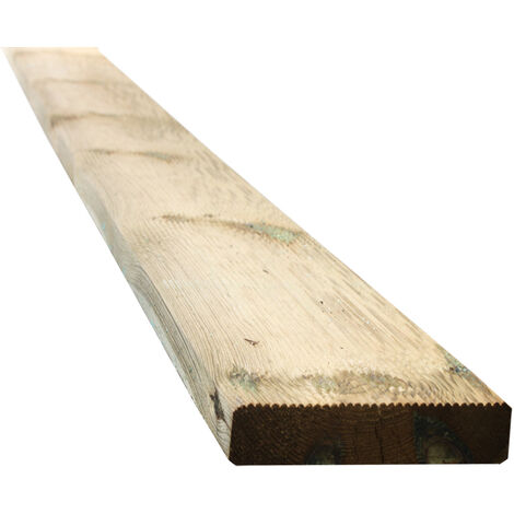 Onlywood Listone Legno per Esterno 240 x 12 x 2,7 cm in Pino Trattato in Autoclave - CONFEZIONE 4 PEZZI