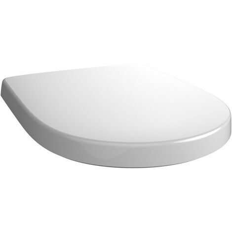 O.novo, Abattants de toilette, à charnières QuickRelease et SoftClosing, charnières en acier inoxydable, En Duroplast, NF Blanc