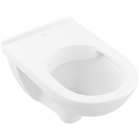 O.novo, Cuvette à fond creux, 360 x 560 mm, DirectFlush,sans troupour abattant/strong, modèle suspendu, sortie horizontale, En porcelaine sanitaire Blanc CeramicPlus