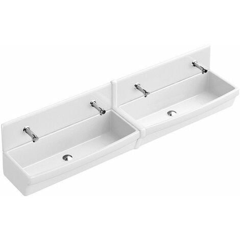 VILLEROY & BOCH O.novo, Lavabos, 1000 x 205 x 415 mm, Rectangular, Porcelana sanitaria