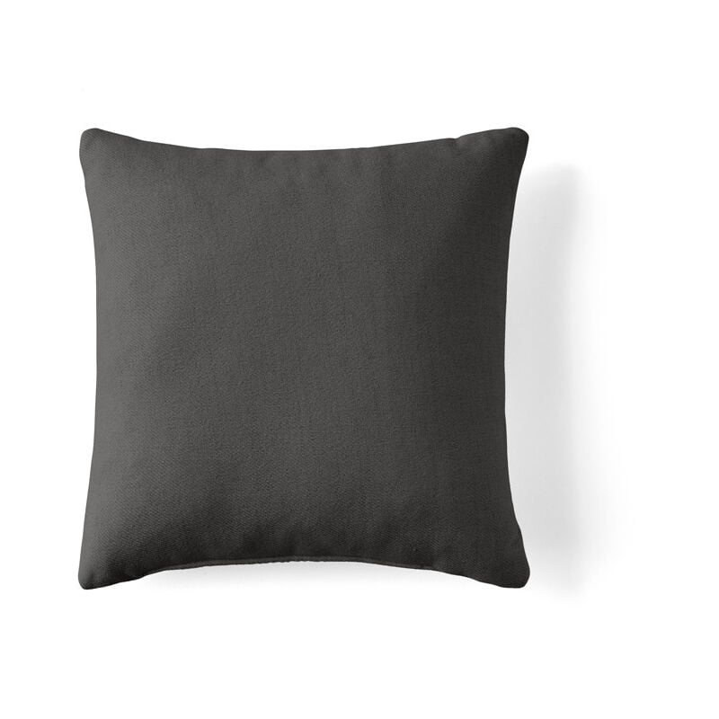 Onyx - coussin - en tissu - 45x45 cm - gris foncé