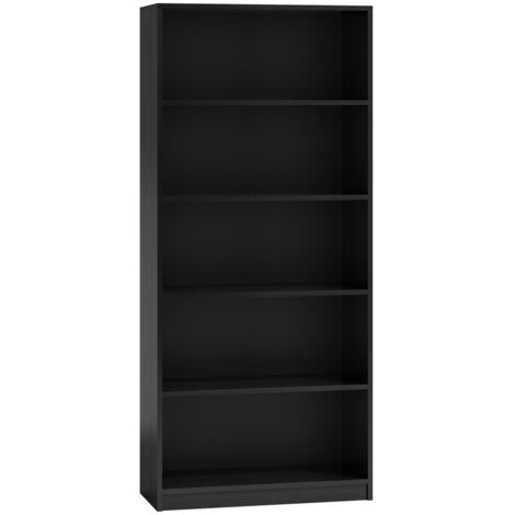 Onyx R80 SCHWARZES Bücherregal