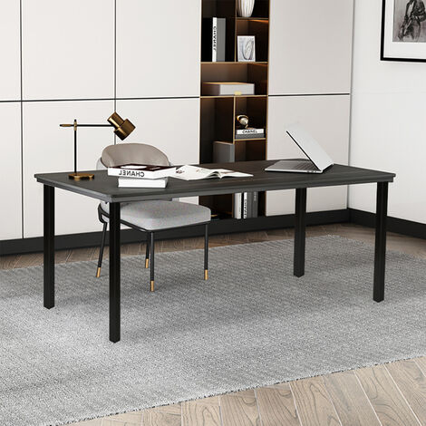 oobest® Pied de Table Industriel Pied Meuble en Métal 4-Pack DIY pour Table Chaise Noir avec Vis…