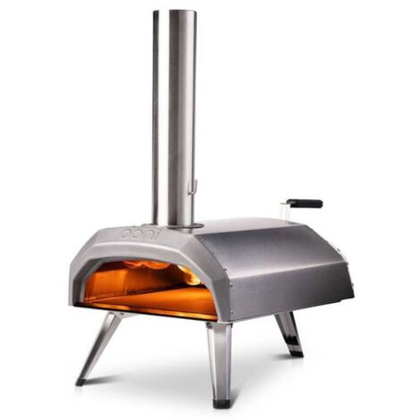 Ooni – Four à pizza extérieur 33 cm en acier inoxydable – Prêt en 15 minutes – Température jusqu'à 500°C – Cuisson en 60 secondes