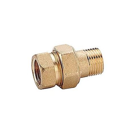 Opal R18 Radiatorverschraubung R18Y002 Messing, 3/8", IG/AG, Durchgang