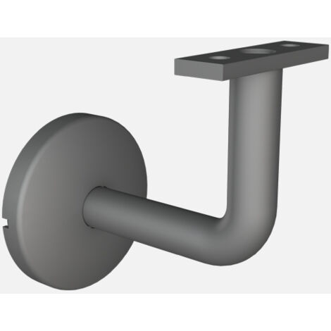 OPALU - Support pour main courante murale, aluminium - Gris