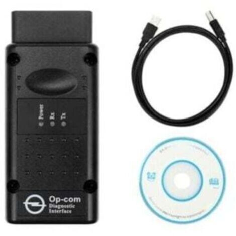 OPCOM 2012V CAN OBD2 Testeur de diagnostic de diagnostic USB Firmware V1.99, Noir