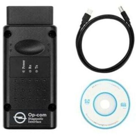 OPCOM 2012V CAN OBD2 USB Diagnosegerät Firmware V1.99, Schwarz