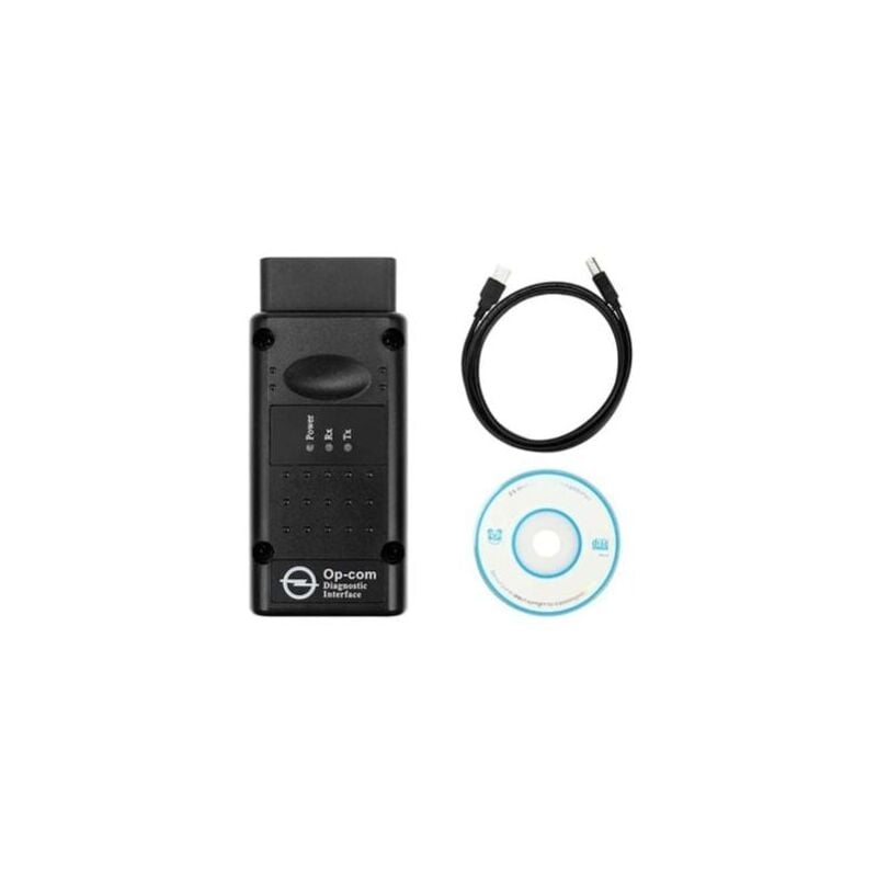 Image of Mumu - opcom 2012V can OBD2 USB-Schnittstelle Diagnosetester Oper Firmware V1.99, Schwarz
