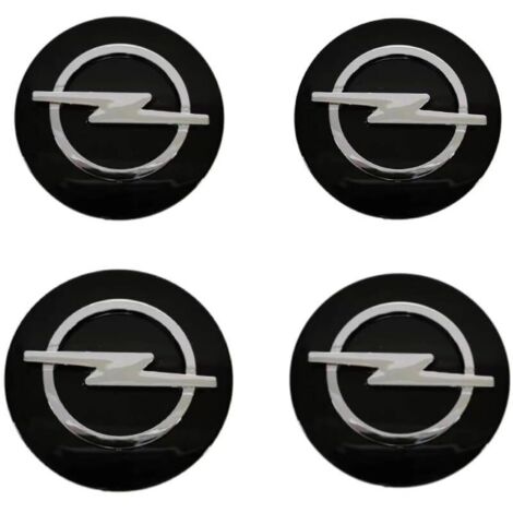 Opel Tigra 2004-2009 Radkappen für Auto-Radkappen, 4 Stück, Radkappen, Mittelkappen, Radkappen, Ersatzzubehör, 64 mm – Schwarz, MUMU