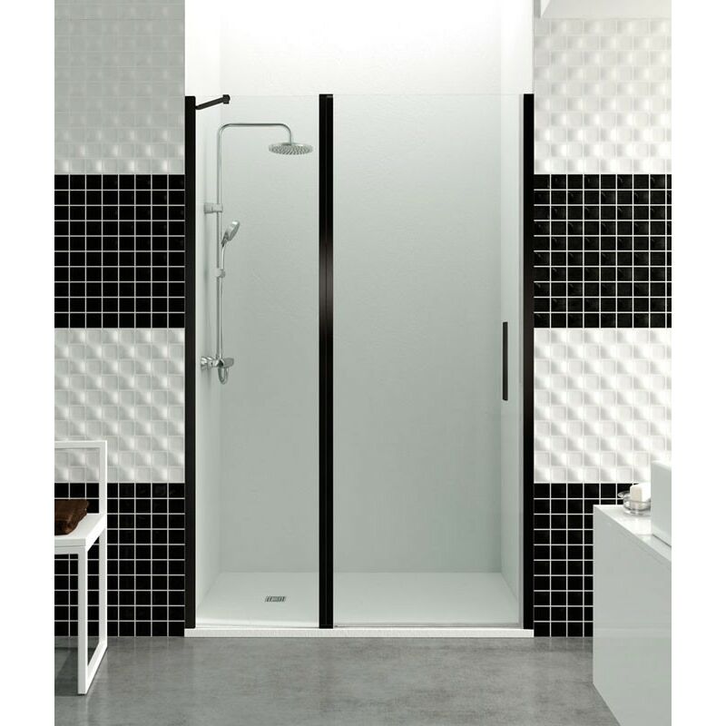 

OPEN BLACK COMBI D fijo + abatible Rango 110-115 cm - Fijo 60 cm + Puerta 50 cm