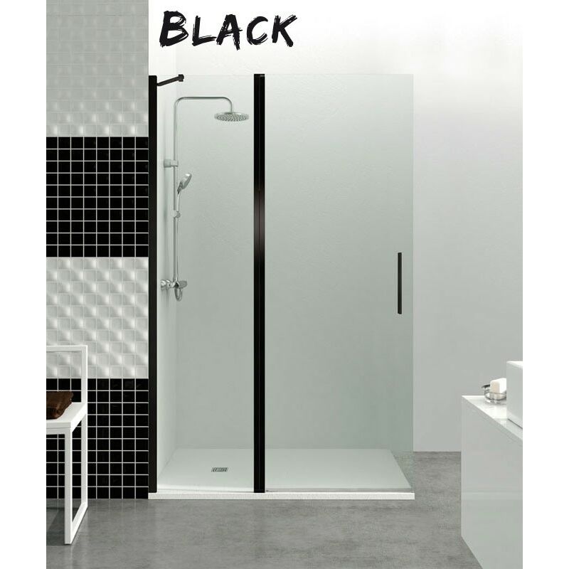 

OPEN BLACK FREE Combi C puerta + abatible Rango 124,5-127 cm - Fijo 60 cm + Puerta 70 cm