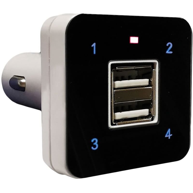 Bravo - Open Charge Télécommande universelle Auto-apprentissage Prise allume-cigare 12 v avec 2 ports usb mod. 90502175
