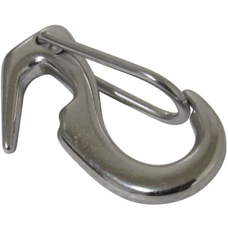 Open End Sail Snap Hooks 90MM (Stainless Steel Shackle Clip Sailing Boat Marine Grade)