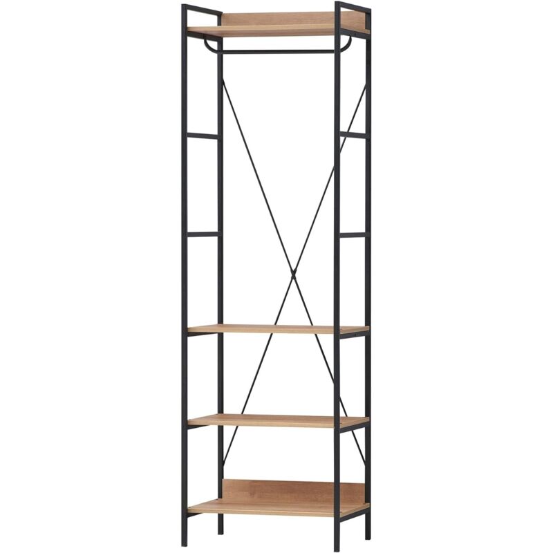 Timber Art Design Uk - Open Wardrobe with 3 Shelves