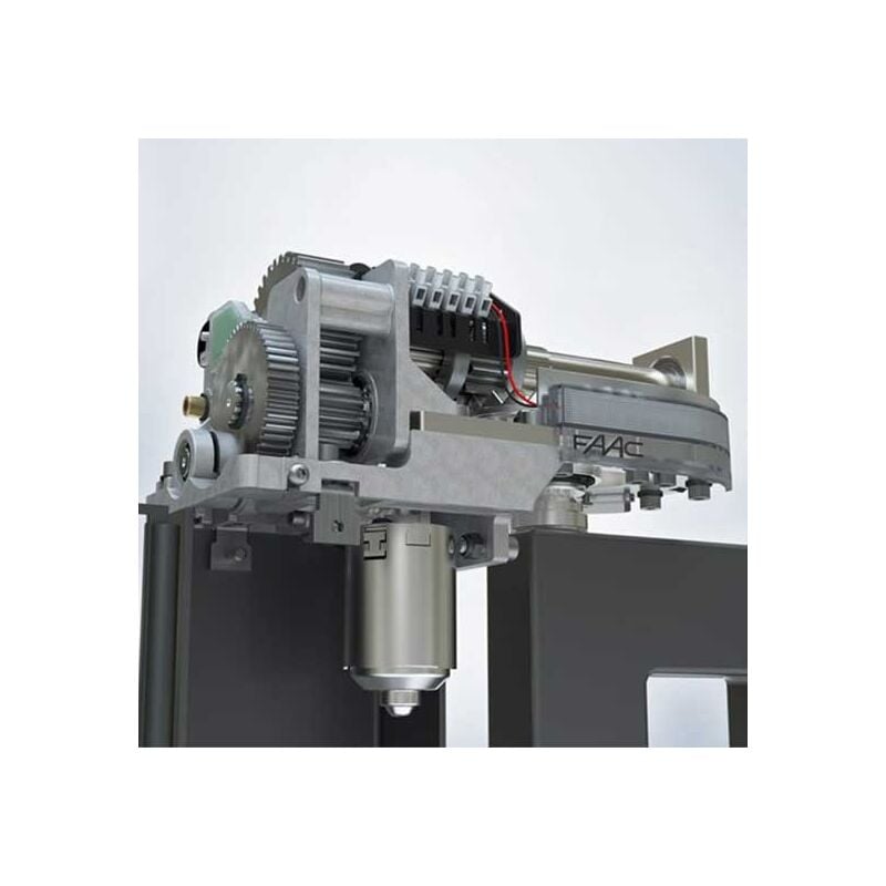 Motoréducteur Faac S2500I Actionneur électromécanique 24V intégré pour portails battants invisibles avec vantail 2,5M 250KG