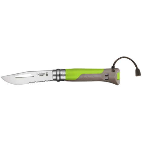Opinel 08 Outdoormesser - Mm 85 Pp Grün-Grau